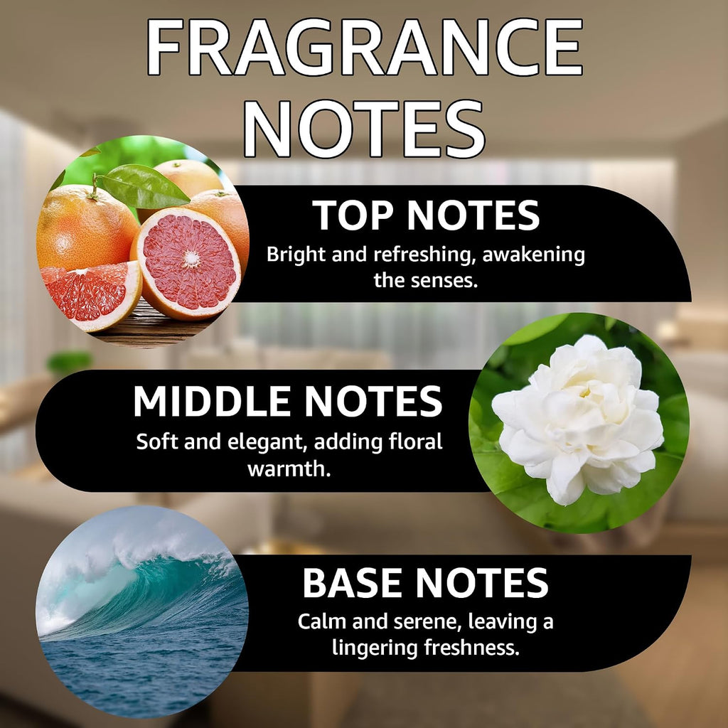 Private Cabana Diffuser Oil, Citrus & Ocean Notes, 16 oz - Set of 16
