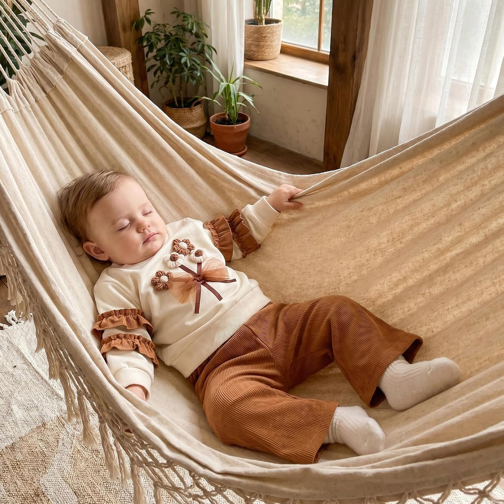 Toddler Baby Girl Fall Clothes Sweatshirt Corduroy Pants Outfits