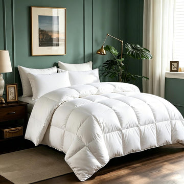 Goose Feathers Down Fiber Comforter Twin Duvet Insert