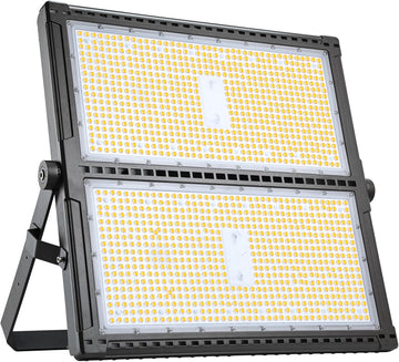 Upgrade 1000W LED Flood Light Outdoor 150000Lm Led Stadium Light with Adjustable Bracket, IP65 AC100-277V Commercial