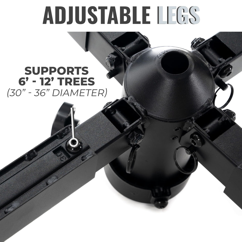 Universal Metal Rolling Artificial Christmas Tree Stand