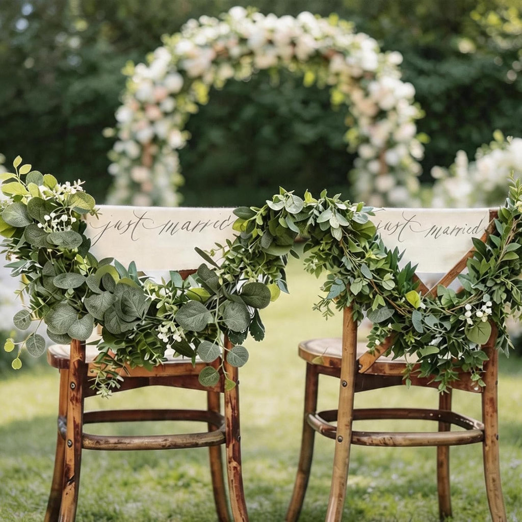 Artificial Eucalyptus Garland - Set of 2