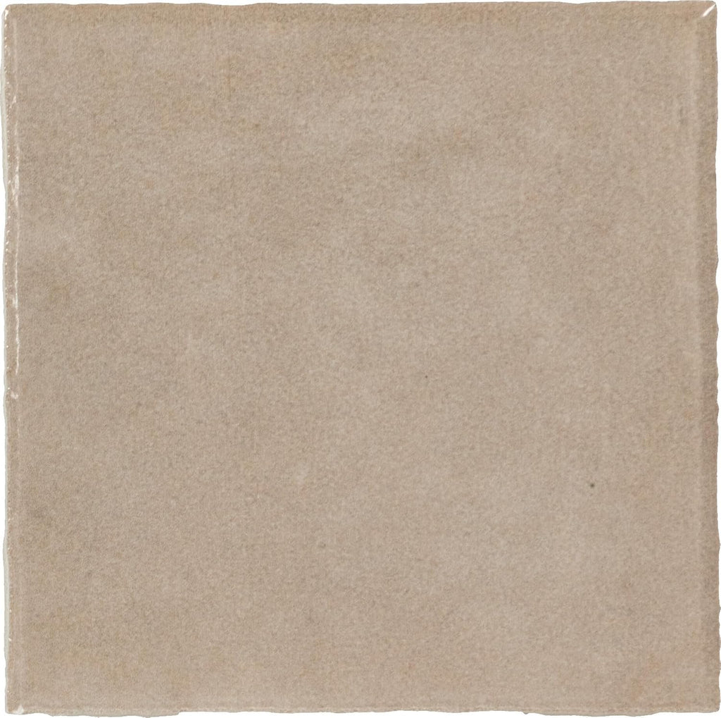 Zellige 4" x 4" Ceramic Wall Tile in Glossy Lana (7.98 SQFT per Carton) (76 PC per Carton)