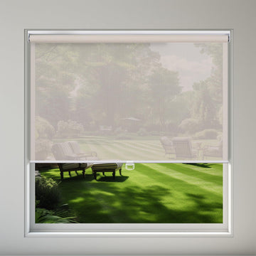 Light Filtering Roller Shades for Window 5% Openness Cordless Roller Blinds Solar Shades, UV Protection Fabric, Easy