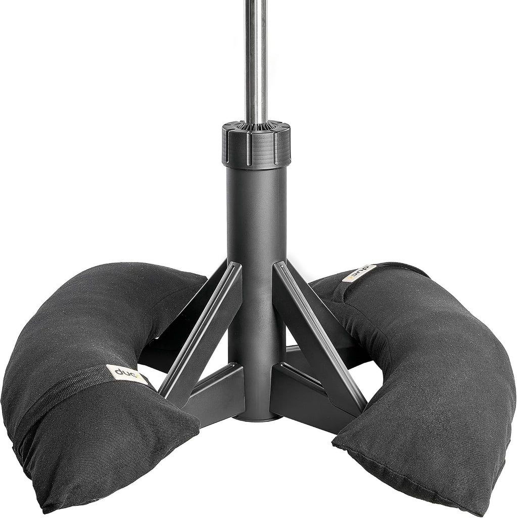 DUC 100lbs Patio Umbrella Base | Wobble-Free Outdoor Umbrella Base | Easy to Move Umbrella Stand Outdoor Base and