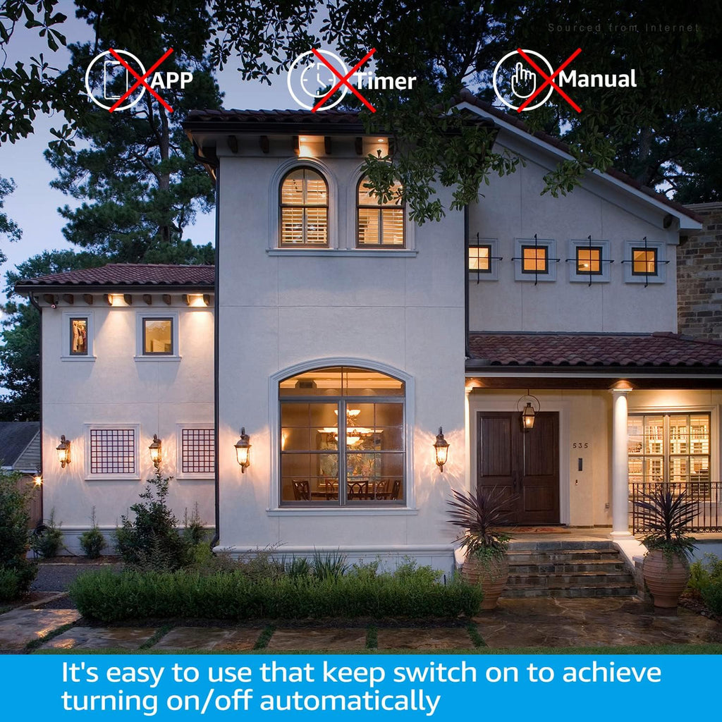 Dusk to Dawn LED Light Bulb Outdoor, A19, 2700K