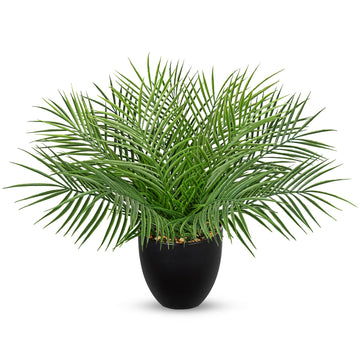 Fake Plants Small Palm Tree Plant for Table Outdoors, Tropical Plant