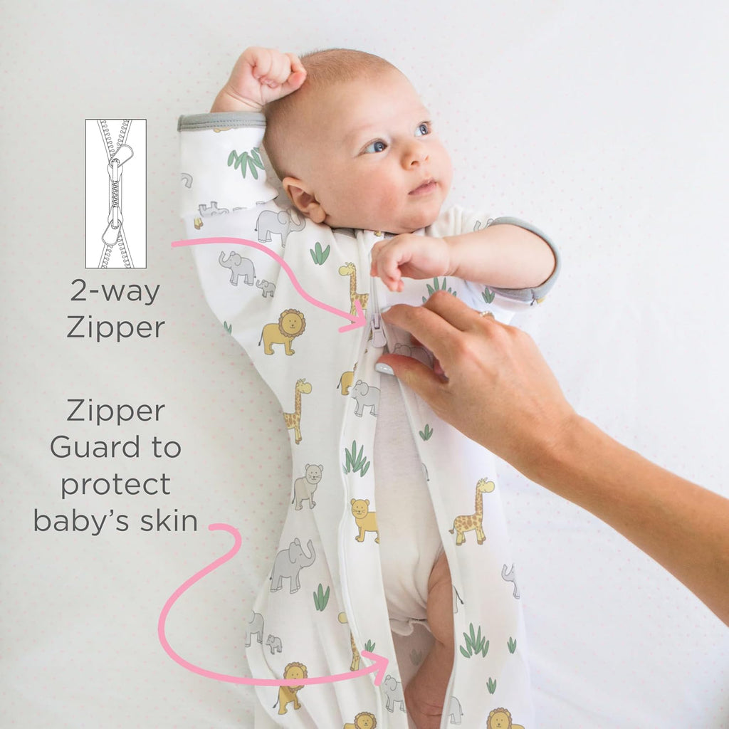 Transitional Swaddle Sack, Cotton, Little Zebra