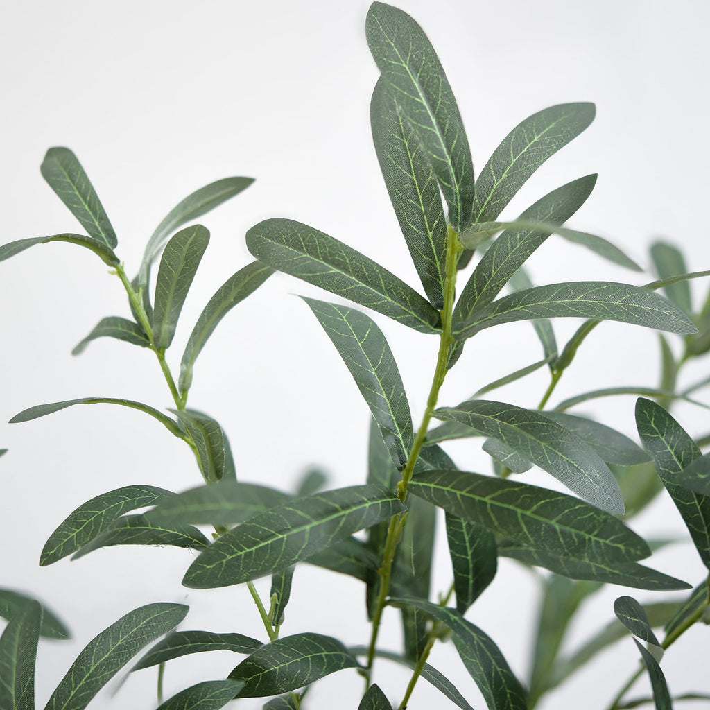 30.3 Inch Artificial Olive Leaf Branches, 6 Stems for Vases