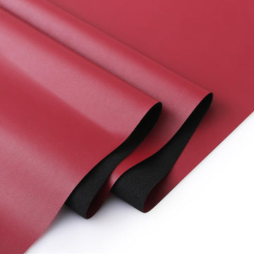 Smooth PU Faux Leather Fabric Sheets, 2 Yards 54" x 72", 0.8mm Thick
