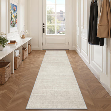 3x6 Runner Rug Non Slip, Washable Rug Runners s, Beige