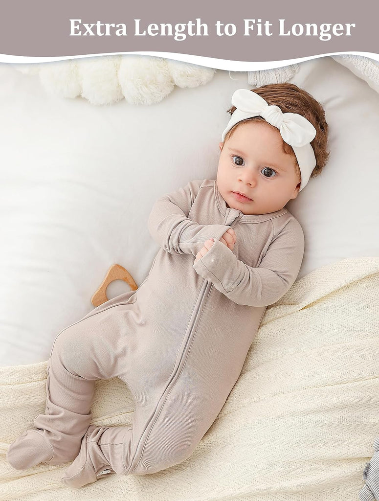 Infant Baby Footed Sleeper Viscose from Bamboo Pjs