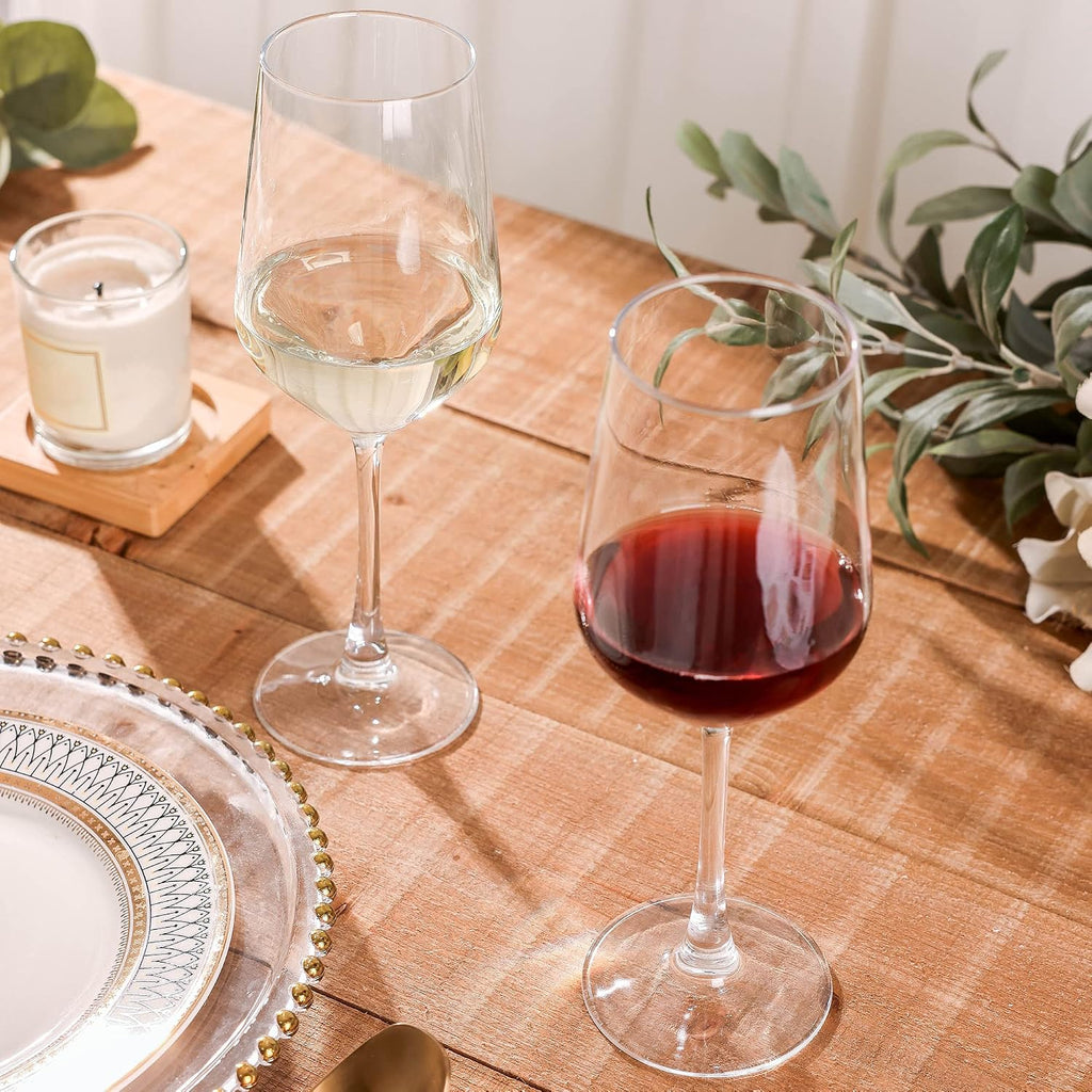 Wine Glasses Set of 6, 13 Oz Red or White Wine Glass with Stem, Perfect , Dishwasher Safe