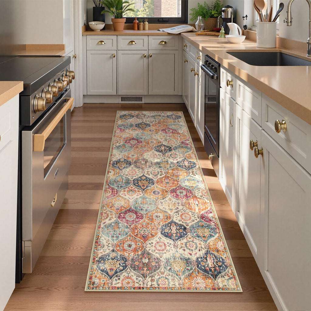 Moroccan Washable Runner, Kitchen Runners s 6 Feet