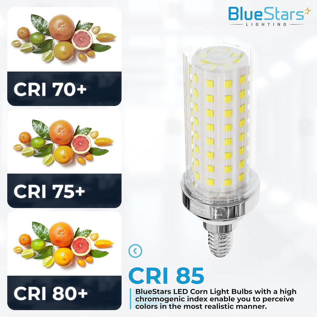 20W LED Corn Light Bulb 4.5in E12 Candelabra Base 150W Equivalent
