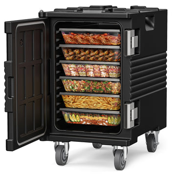 95QT Insulated Food Carrier with Casters NSF Certification