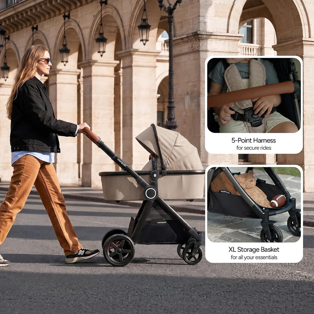 Ultimate2 Full-Size Stroller with Bassinet, Newborn to Toddler