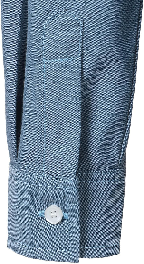 Boys Oxford Dress Shirts Long Sleeve Button Down Shirt
