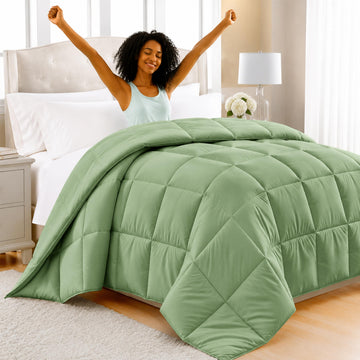 LUX Décor Queen Comforter - 88x88 Ultra-Soft Down Alternative Duvet Insert