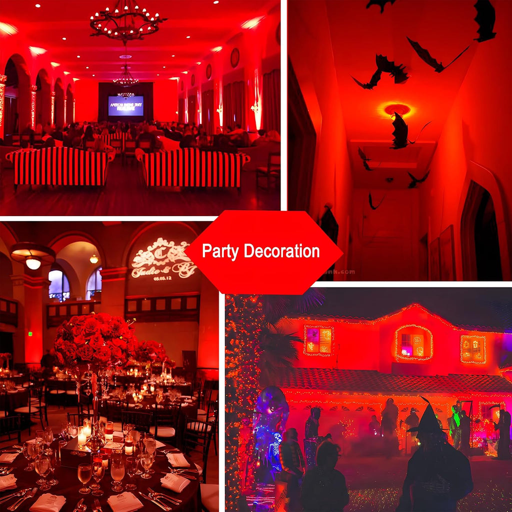 LED Red Color Light Bulb - A19 E26 Base, 9W (60W Equivalent)