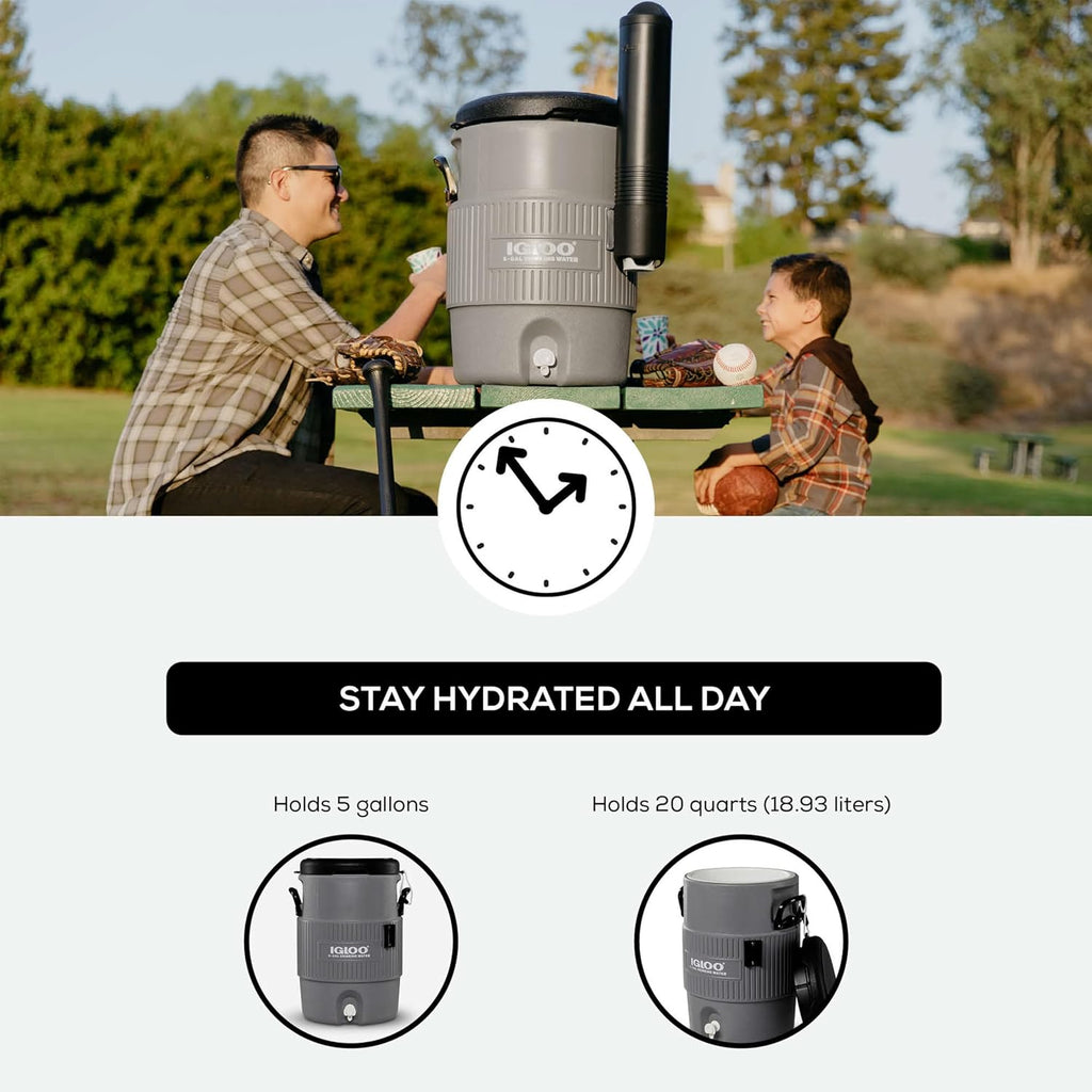Sports Cooler | Insulated Beverage Dispenser with Spout |Portable Handwashing Station
