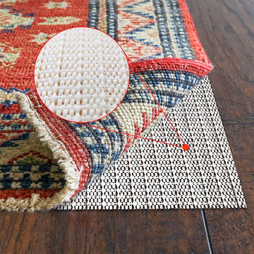 2x8 Rug Pad Anti Slip Area Rug Gripper for Hardwood Floors Durable & Strong - Set of 16