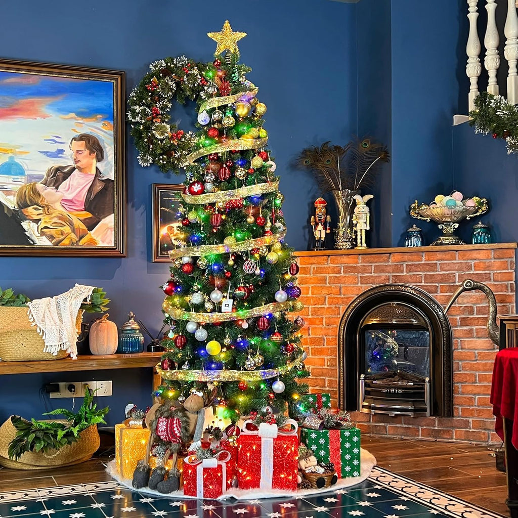 Prelit Pencil Christmas Tree with 792 Branch Tips