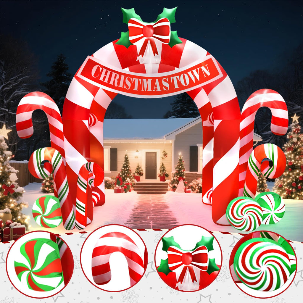 13FT Christmas Inflatables Archway Outdoor Decorations