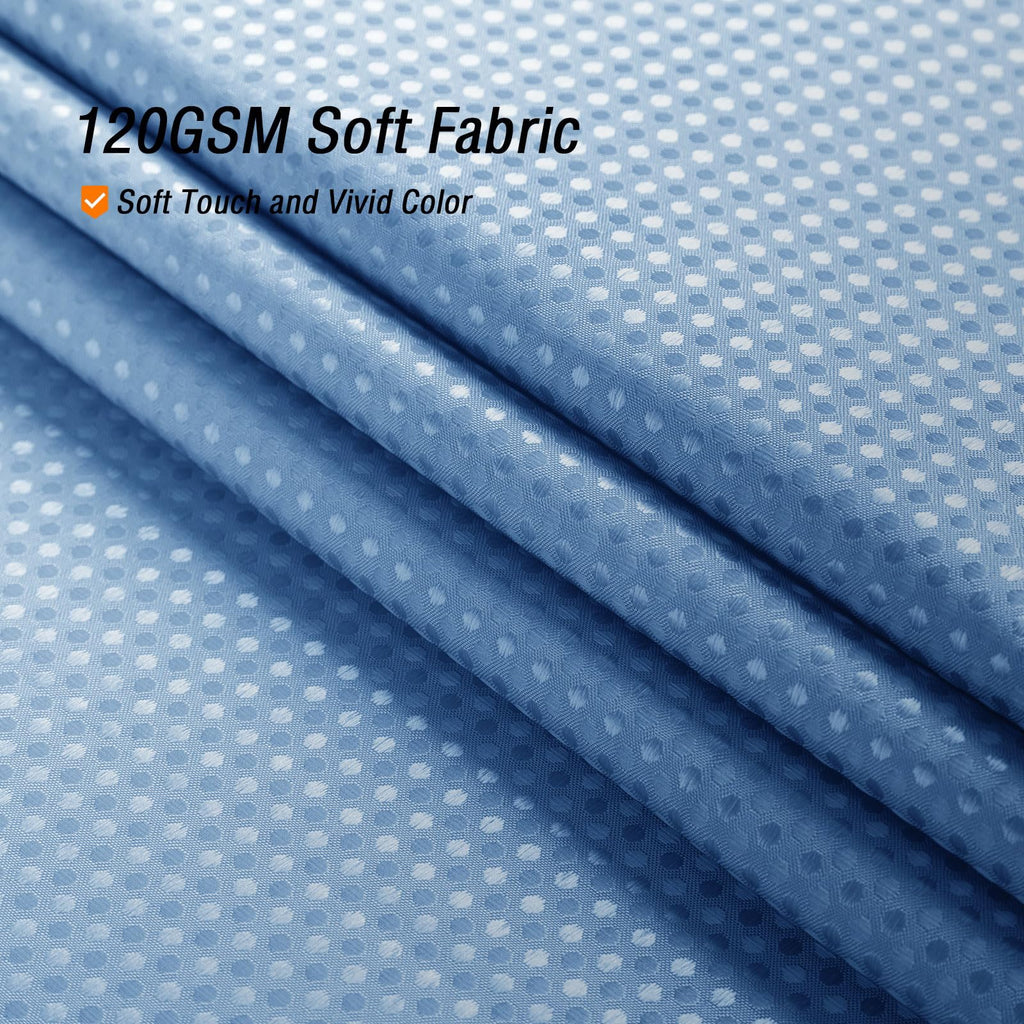 Small Stall Blue Ombre Fabric Shower Curtain, 36 x 72