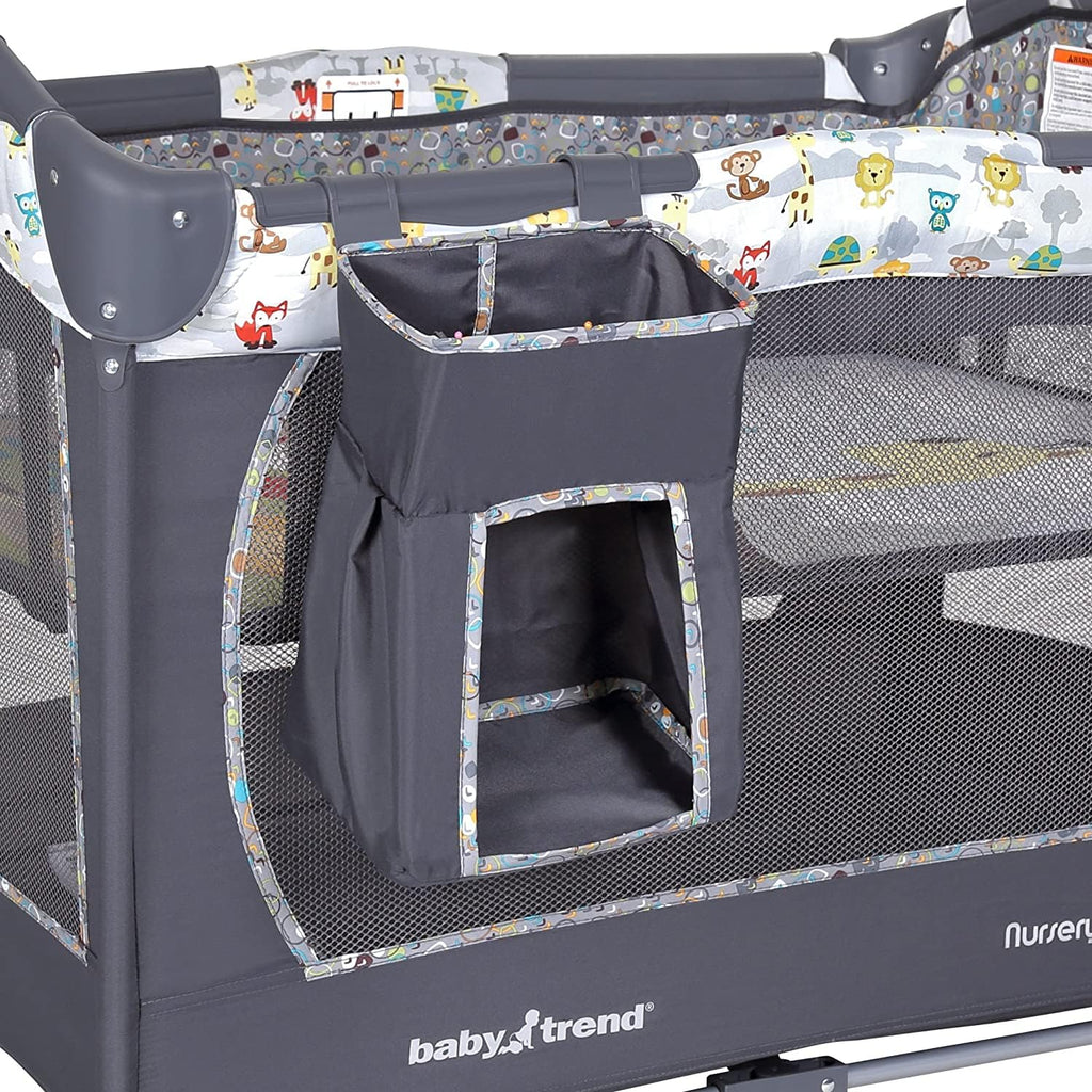 Nursery Center Playard with Bassinet & Diaper Stacker, Tanzania