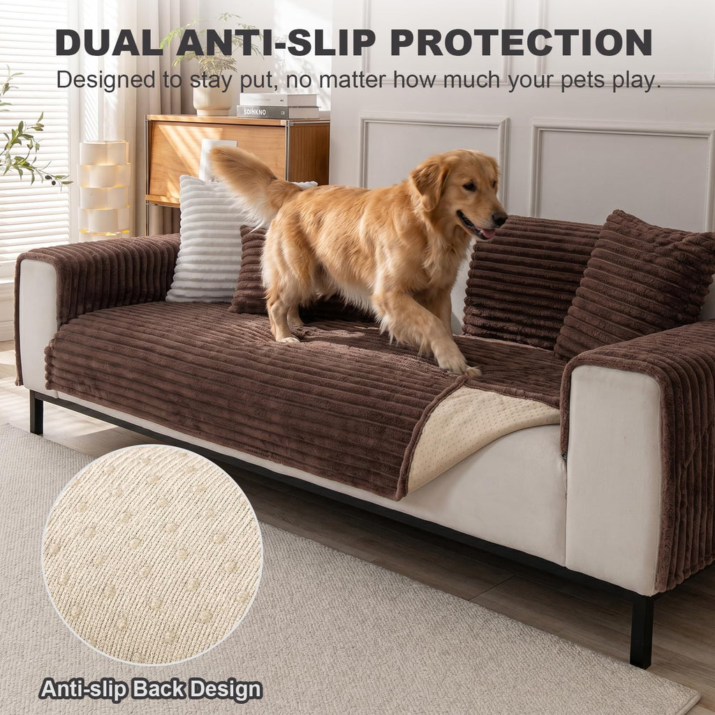 2 Pack Waterproof Couch Cover for Dogs for Sectional Sofa