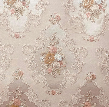 Luxurious Woven Victorian Floral Damask Design Heavy Fabric for Upholstery Chair Window Treatment Craft - Renaissance