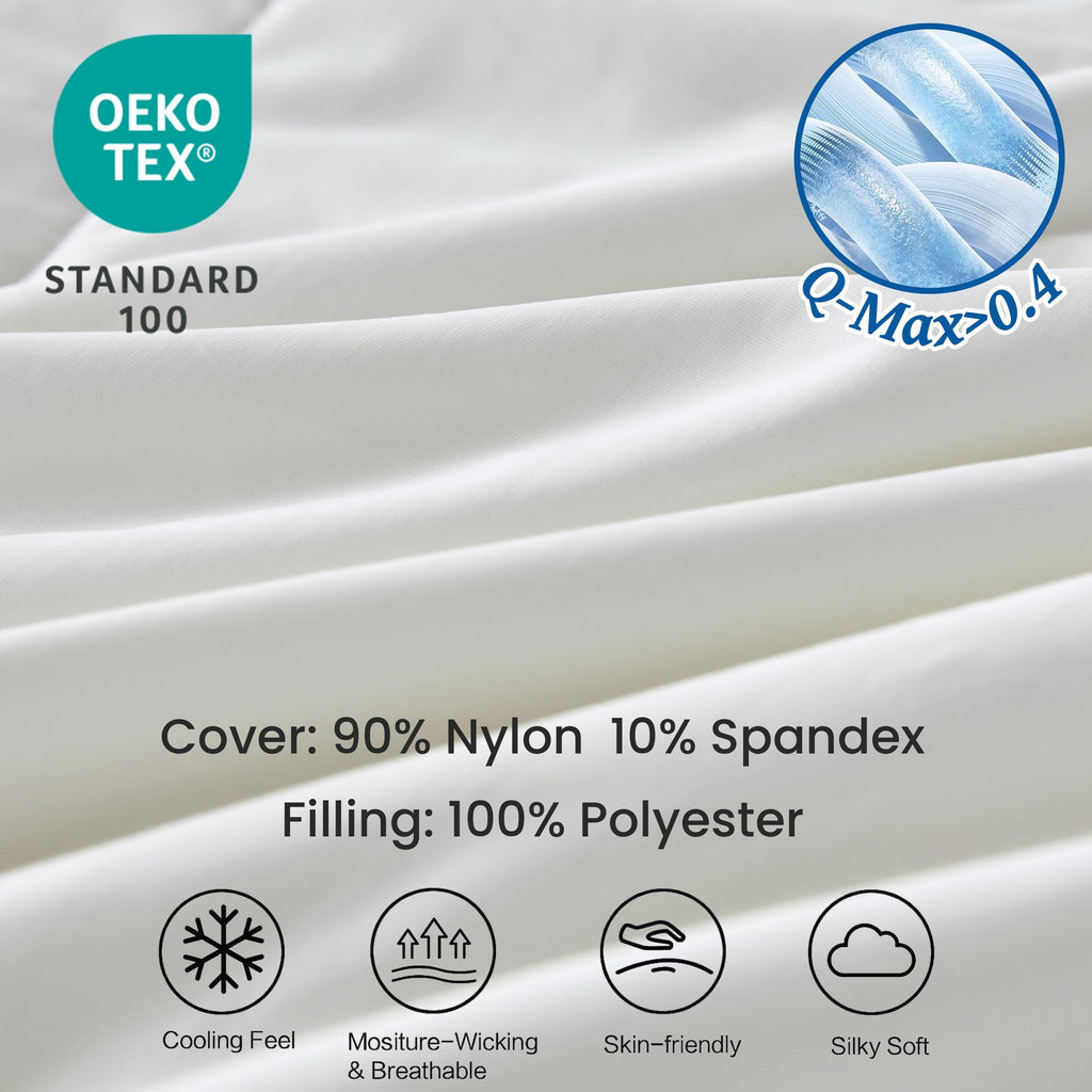 Cooling Comforter, Double-Sided Cool Beige, King