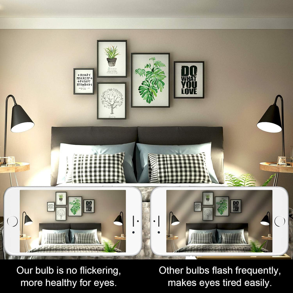 5.5W A19 LED Light Bulb, 2700k, 6 Pcs, 40 Watt Equivalent,Efficient LED Bulbs 500LM,E26 Medium Screw Base,Soft Warm