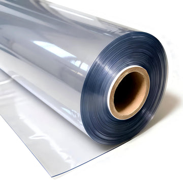Flexa Clear Vinyl, 30 Gauge, 54in, 5 Yards, Waterproof Roll