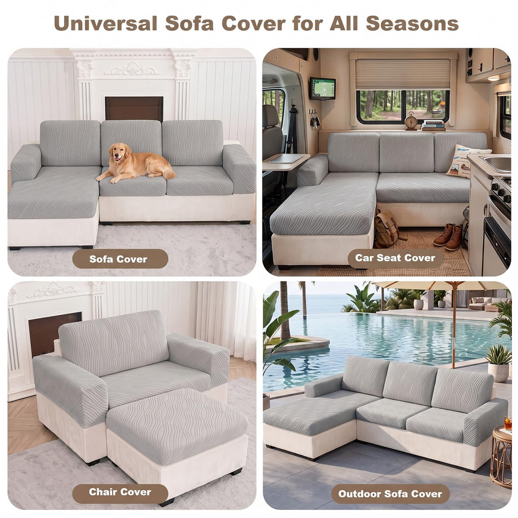 Couch Cushion Cover Sectional Couch Covers for Sofa Chaise Couch Cushion Cover L Shaped Couch Cover Sofa Seat Cover