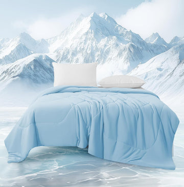 Cooling Blankets for Hot Sleepers, Luxury Lightweight Cozy Soft Throw for Night Sweats Double Sided Breathable
