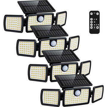 Solar Lights Outdoor, Quick Charge Solar Motion Deck Lights Outdoor for Deck with High Brightness, Larger Built