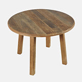 Jofran Reclamation 42" Rustic Reclaimed Solid Wood Round Dining Table