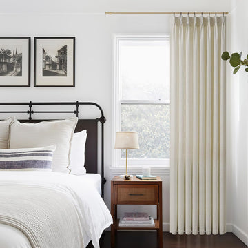 Flax Burlap 90 Inch Pinch Pleated Linen Curtains for Living Room Thick Linen Textured Drapes 90 Inches Long Pinch
