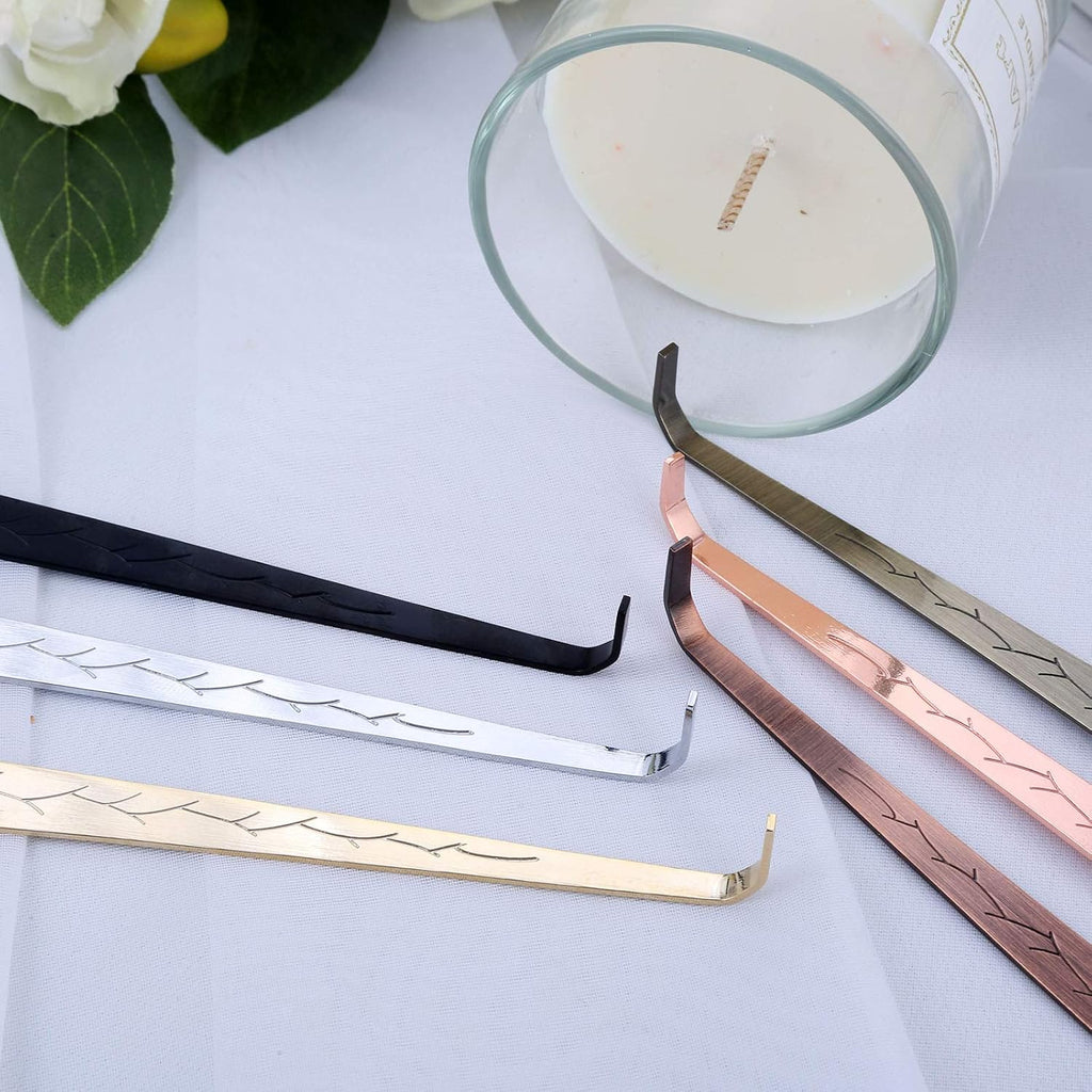 4-in-1 Stainless Steel Candle Care Kit for Candle Lovers, Red Bronze - Set of 4