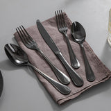 20-Piece Teardrop Silverware Set for 4, 18/10 Stainless Steel Flatware Set