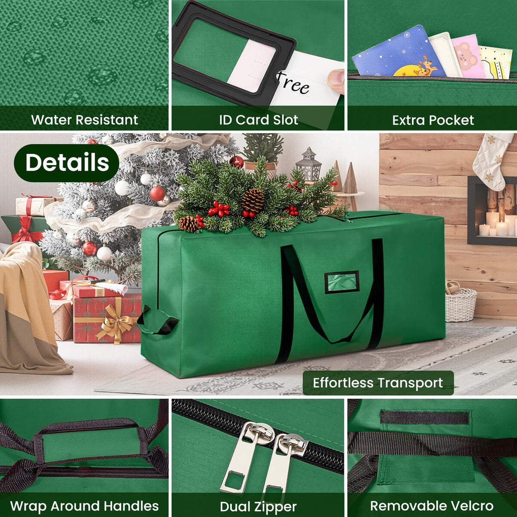 Christmas Tree Storage Bag 9 Ft, Tree Bags for Storage 9 Foot Christmas Tree Bag Storage Box - Strong, Extra Large