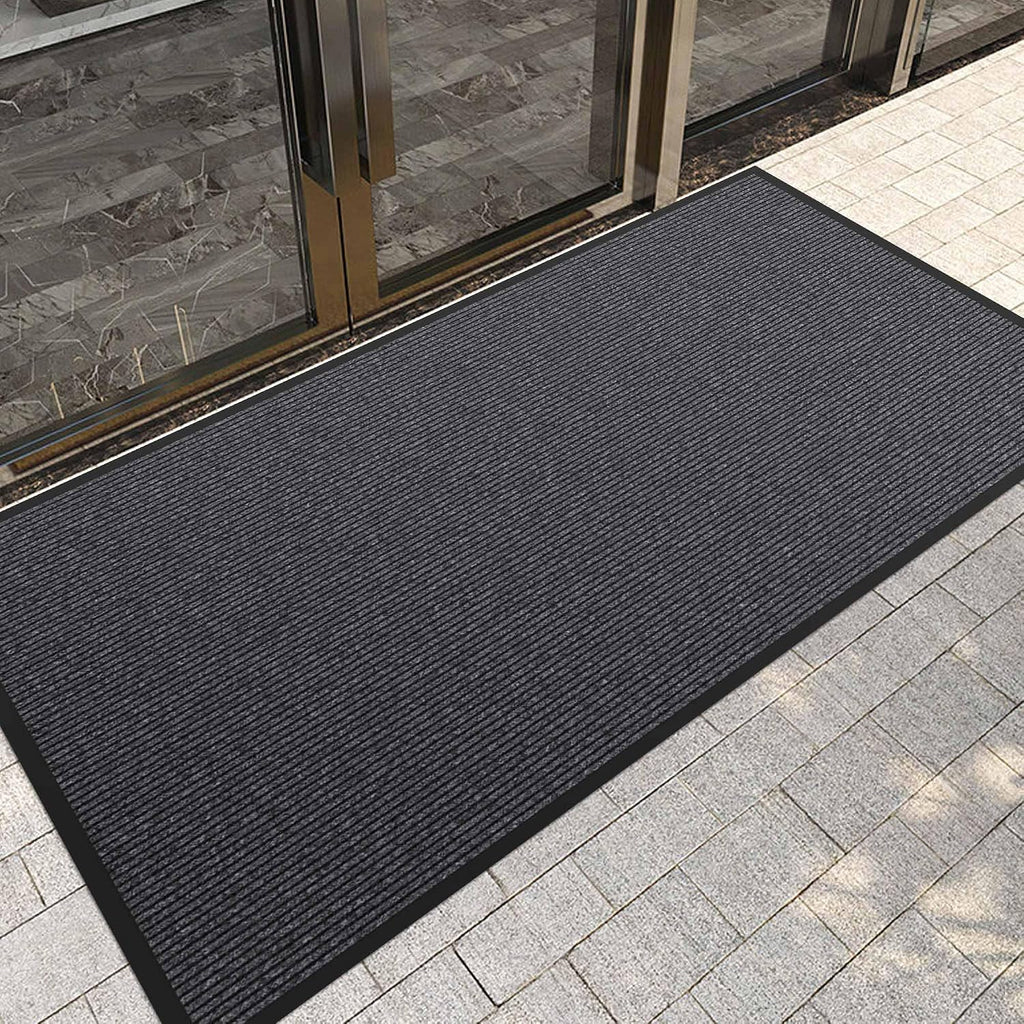 Front Door Mat, 60" x 36" Heavy Duty Indoor Outdoor Doormat | Non-Slip Welcome Mats , Rubber Backing Low Profile