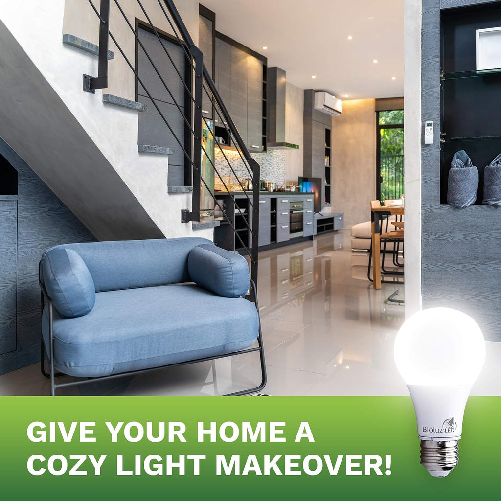 40W LED Light Bulb A19 2700K Warm White Standard E26 Base Indoor Outdoor Home Decor Energy Efficient Long-Lasting