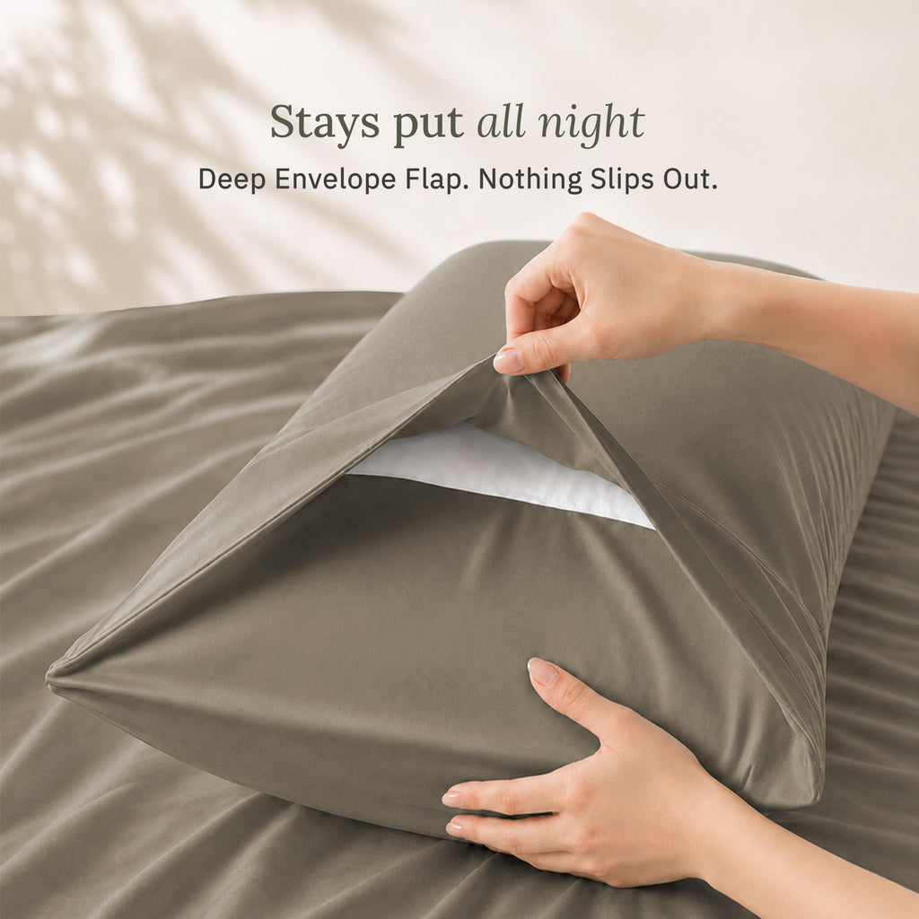 King Size Pillow Cases, 100% Viscose from Bamboo