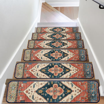 Stair Treads for Wooden Steps 15PCS Non-Slip Stair Runners 30"X8"