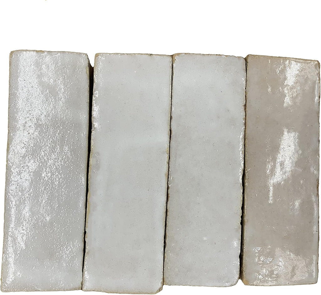 Mosaic & Tile House Handmade 6x2-in. Solid Color Off-White, MSC06-01