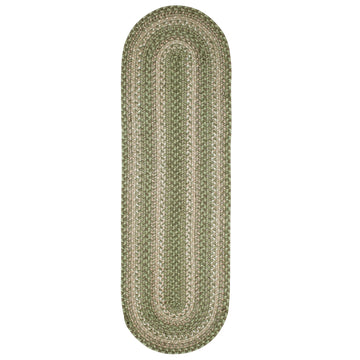 Grassland Jute Braided Stair Treads, Oval 8x28 Set of 13