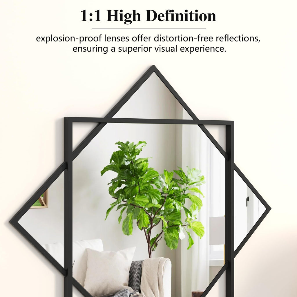 Entryway Mirror with Hooks 26 X 30 Inch Bathroom Mirror with Shelf